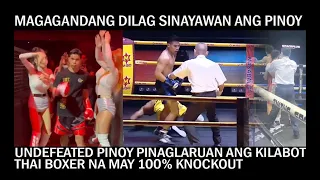 MAGAGANDANG DILAG SINAYAWAN ANG PINOY UNDEFEATED!  KILABOT NA MAY 100% KNOCKOUT PINAGLARUAN NG PINOY