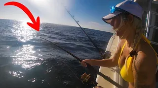 Fishing for MASSIVE OCEAN FISH NON STOP ACTION!!! Pt.2 (Underwater Footage!!!)