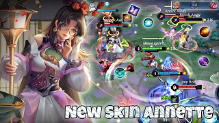 Annette New Skin "Shrine Maiden" Pro Gameplay | Codex Season 32 | Arena of Valor