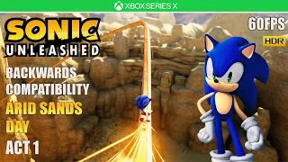 Sonic Unleashed - Arid Sands Day Act 1 [60FPS HDR] [XBOX SERIES X]