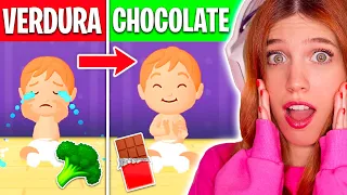 ¿TOMO LAS *PEORES DECISIONES* PARA MI BEBÉ? 👶🏻🍫🥦 Simulador de madre en Parenting Choices | Laia Oli