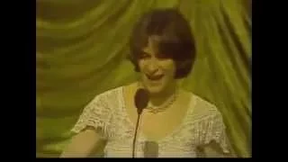 Amanda Plummer wins 1982 Tony Award for Best Featured Actress in a Play