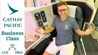 My New Favorite Business Class | Cathay Pacific LAX-HKG