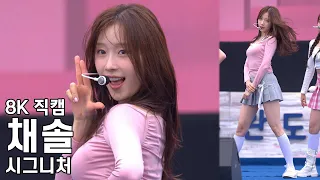 시그니처 채솔 ( 눈누난나 ) 완도 장보고 수산물 축제 직캠 Cignature Fancam 240506