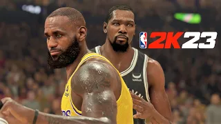 Kevin Durant vs LeBron James | NBA 2K23 Concept Gameplay Graphics + MY WISH LIST (on description)