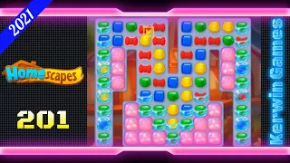 Homescapes Level 201 - Super Hard Level - No Boosters - 21 moves (2021)