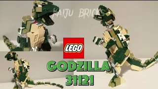 Lego alternative build Godzilla with  31121 Lego set #lego #edit #animals #kaiju #godzilla