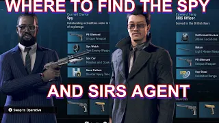 WATCH DOGS LEGION WHERE TO FIND THE SPY AND SIRS AGENT