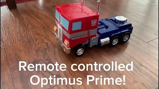 Remote Controlled Optimus Prime!