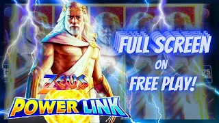 FREE PLAY fun!! ZEUS POWER LINK⚡️ Slot Machine @Yaamava’ Resort & Casino