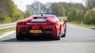 Supercars Accelerating - 2x SF90, Capristo SVJ, 900HP Huracan, 812 GTS, Akrapovic 488, iPE GT3 RS