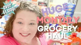 🛒 HUGE ONCE A MONTH GROCERY HAUL FOR MAY 2021! | OVER $1,000!!⭐️