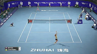 Kiki Bertens vs Dayana Yastremska | Zhuhai 2019 | Full Match Highlights | Bertens vs Yastremska