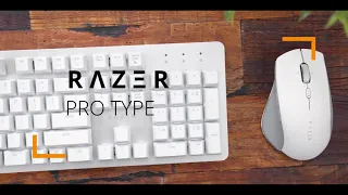 NEW RAZER PRO TYPE KEYBOARD (Orange Switches) / ASMR / Keyboard Typing Sounds