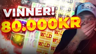 VINNER 80,000KR! CASINO HIGHLIGHTS