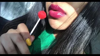 ASMR Lollipop Eating INTENSE Mouth Sounds  (ear to ear/no talking)