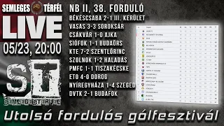 ST Live - Utolsó fordulós gólfesztivál