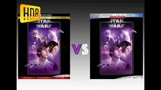 ▶ Comparison of Star Wars: Episode IV - A New Hope 4K (4K DI) HDR10 vs Regular Version
