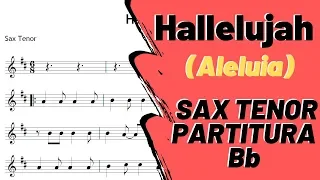 Hallelujah - Aleluia Partitura Sax Tenor