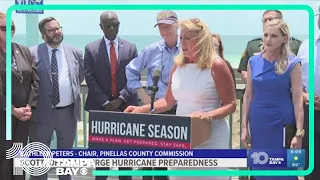 Florida leaders voice concern with FEMA shortfall, urges hurricane preparedness at stop in St. Pete