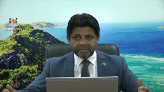 Fijian Attorney-General holds the online consultation on revised 2021-2022 National Budget