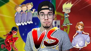 PORTUGAL vs. BRASIL - ABERTURA DE DESENHOS ANIMADOS!!! - PARTE 5