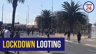 WATCH | Chaos erupts in Manenberg as multiple shops are looted