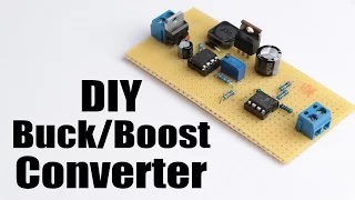 DIY Buck/Boost Converter (Flyback) || How to step up/down DC voltage efficiently