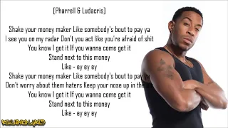 Ludacris - Money Maker ft. Pharrell (Lyrics)