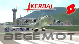 Kerbal Space Program. BEGEMOT: New unpainted cargo airplane at Island Airfield