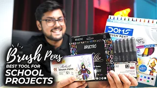 Brush Pen Guide - One pen for Everything Calligraphy / Painting / Decoration & Project Work 🔥