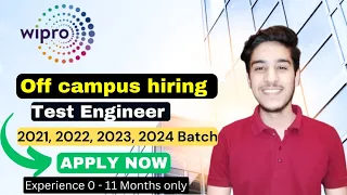 WIPRO OFF CAMPUS HIRING FOR SDET BENGALURU, INDIA