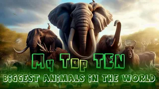 Unveiling the Giants: Top 10 Biggest Animals in the World! 🌍🐋 | Wildlife Wonders Countdown