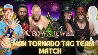 WWE 2K23 - ROMAN REIGNS BROCK LESNAR AND JOHN CENA VS TEAM UNDERTAKER | TORNADO TAG TEAM MATCH |