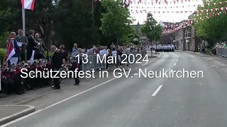 Schützenfest in Neukirchen: Montag, 13. Mai 2024 Parade der Sappeure und des Grenadiercorps.