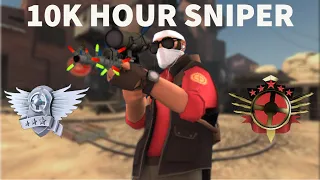 The Aim of a 10,000 Hour Sniper (TF2 Gameplay) (Insane)