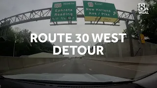 Route 30 West Detour