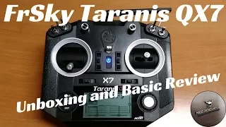 FrSky Taranis QX7 - Unboxing and Basic Review