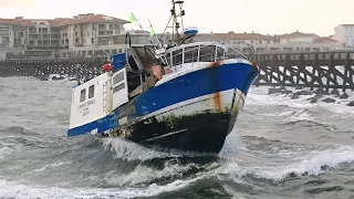 📛 ATTENTION DANGER COURANT VIOLENT APRÈS LA TEMPÊTE À CAPBRETON. bigwaves 🌊😨.@Alex.rolland