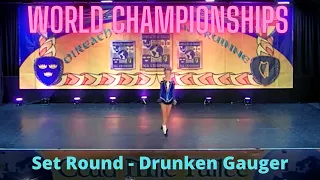 Hanna Mioduszewska dancing the Drunken Gauger at the CLRG World Irish Dance Championships 2022.