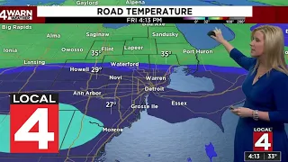 Metro Detroit winter storm: Tracking snow as it continues until midnight