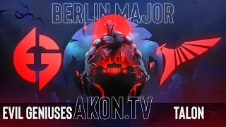 🔴DOTA 2 [RU] Evil Geniuses vs Talon [bo3] The Berlin Major 2023, Playoff, Lower Bracket, Round 2