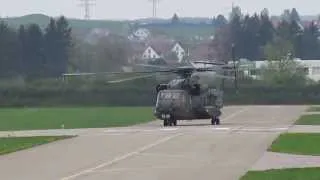 German Army Sikorsky CH53 getting ready for take off