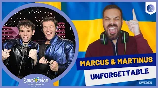 SWEDEN 🇸🇪 EUROVISION 2024 | Marcus & Martinus - "Unforgettable" | REACTION