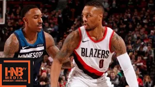 Minnesota Timberwolves vs Portland Trail Blazers Full Game Highlights / Jan 24 / 2017-18 NBA Season