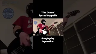 The Ocean-Led Zeppelin[Bass cover,Bass play & Drum track only,Rough play in practice]