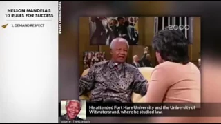 NELSON MANDELA - 10 Rules for Success