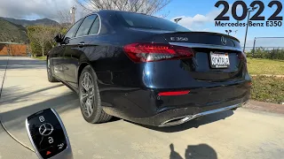 2022 Mercedes Benz E350 Startup, Walkaround, Full Tour & Test Drive