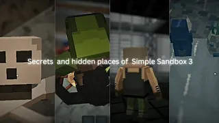 Secrets and hidden places of Simple  Sandbox  3