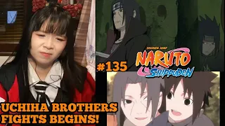 SASUKE VS ITACHI BEGINS! the genjutsu fights got me! SHIPPUDEN EPS 135 REACTION